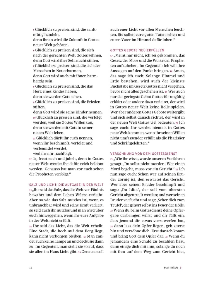 Weitere Ansicht: Das neue Testament. Übertragen in die Sprache unserer Zeit. Blaue Ausgabe