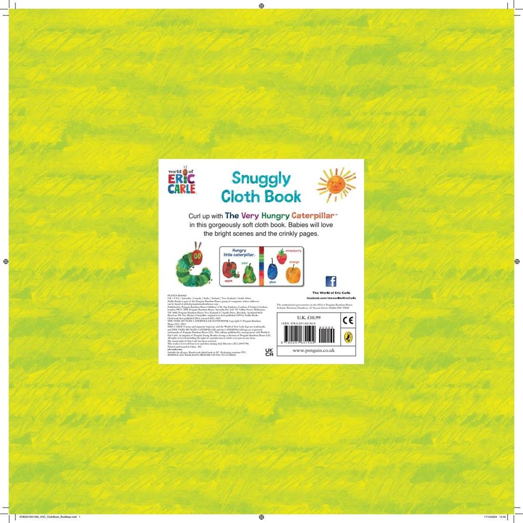 Weitere Ansicht: The Very Hungry Caterpillar Cloth Book | Eric Carle