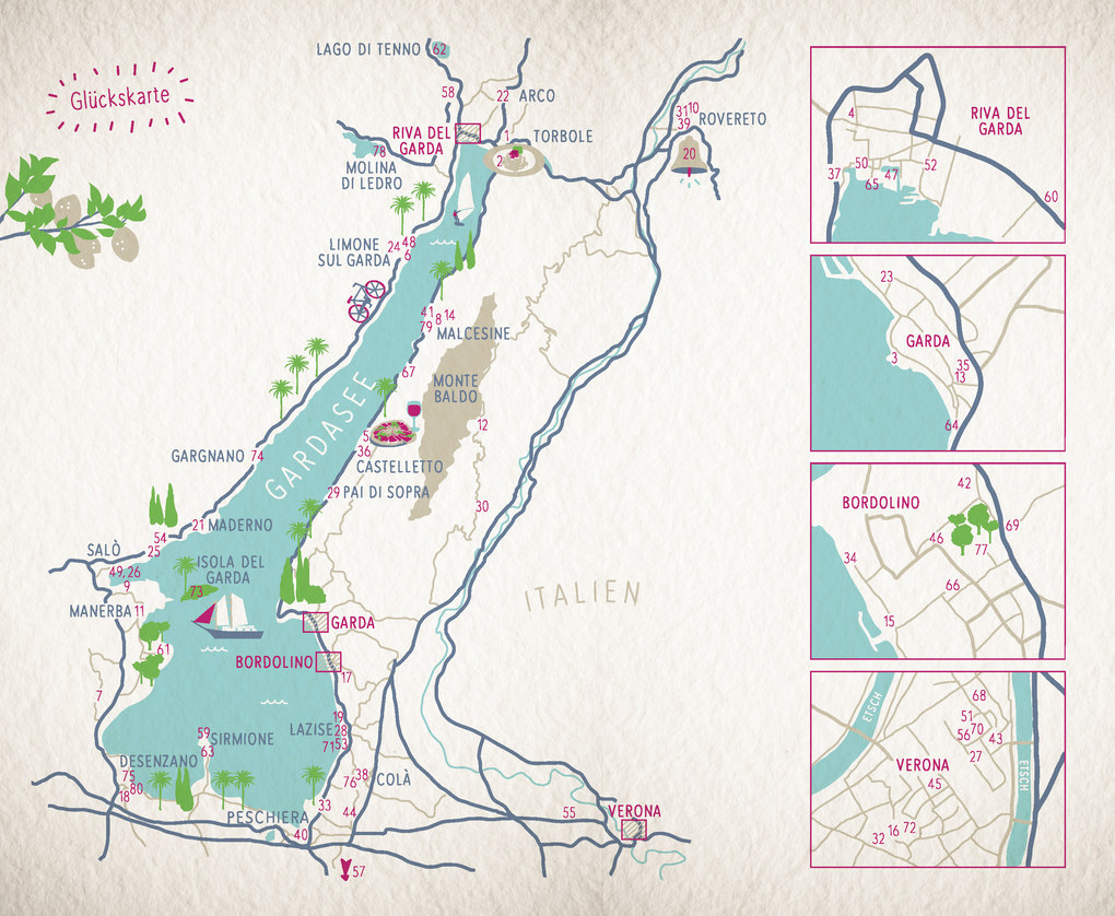 Weitere Ansicht: Glücksorte am Gardasee | Heide Geiss