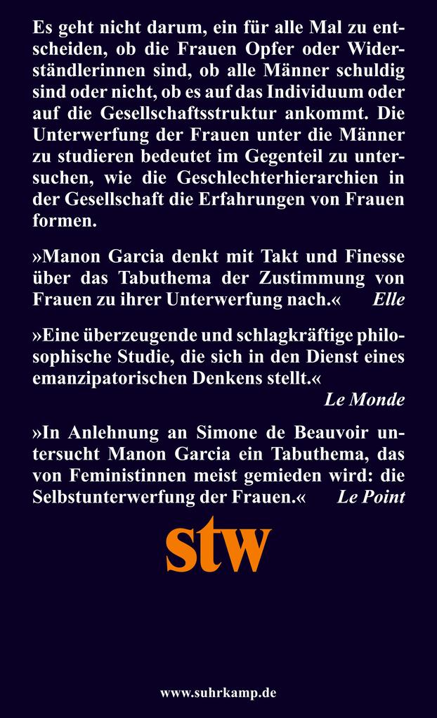 Weitere Ansicht: Wir werden nicht unterwürfig geboren | Manon Garcia