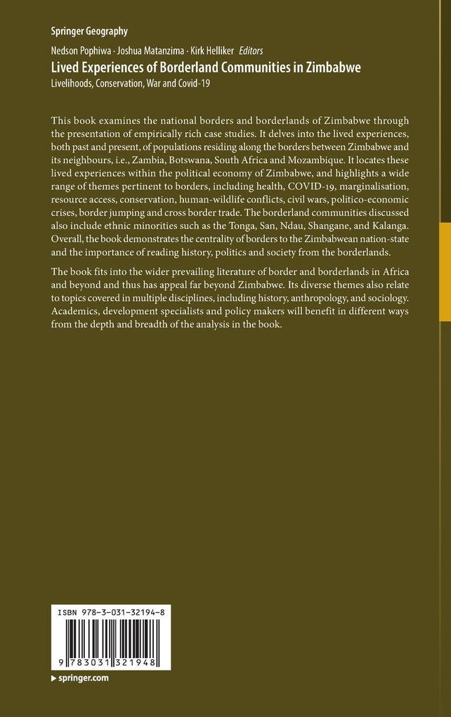 Weitere Ansicht: Lived Experiences of Borderland Communities in Zimbabwe