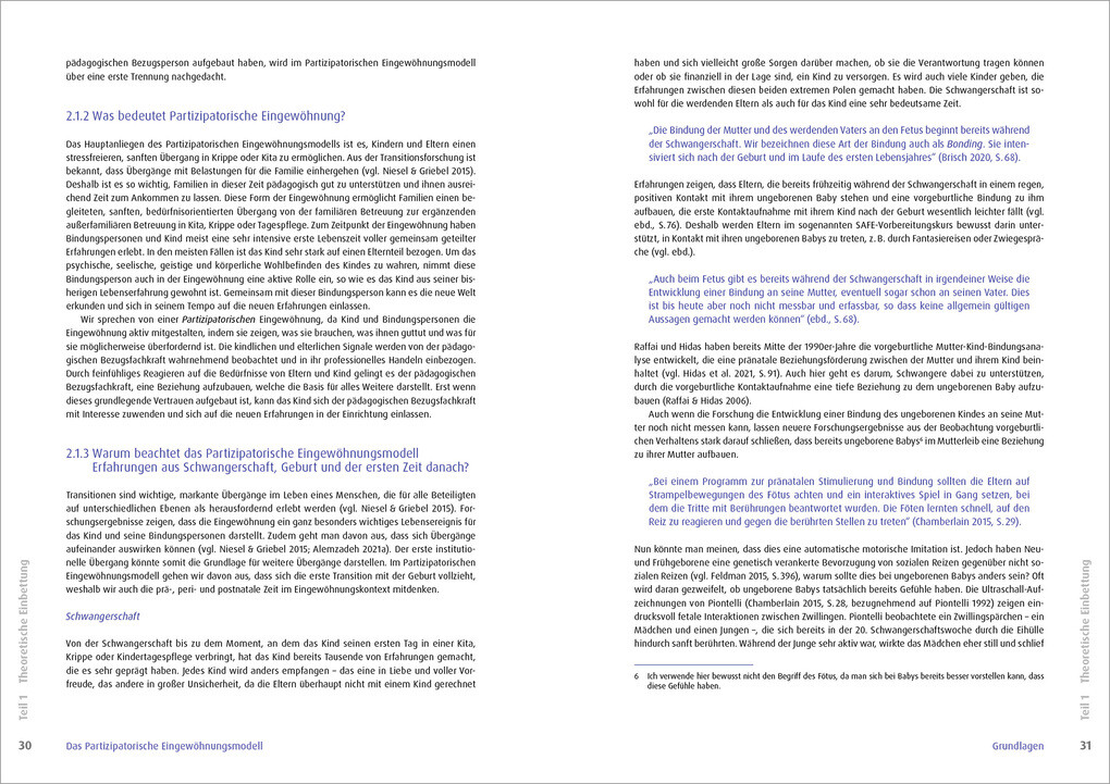 Weitere Ansicht: Partizipatorische Eingewöhnung | Corinna Scherwath, Lauren Schmidt, Kathrin Hohmann, Jutta Daum, Amelie Jakobs