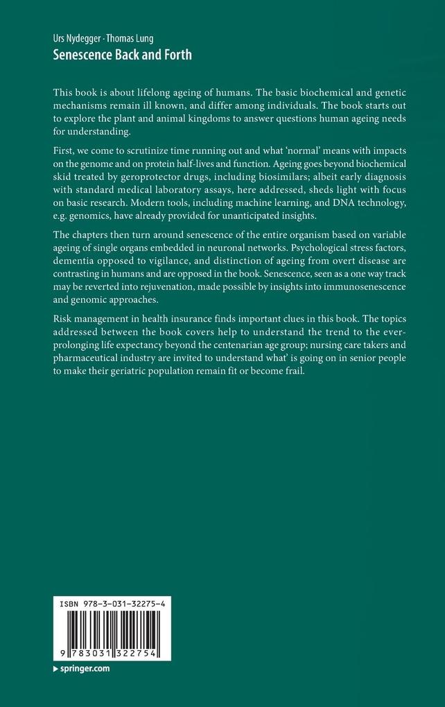 Weitere Ansicht: Senescence Back and Forth | Urs Nydegger, Thomas Lung