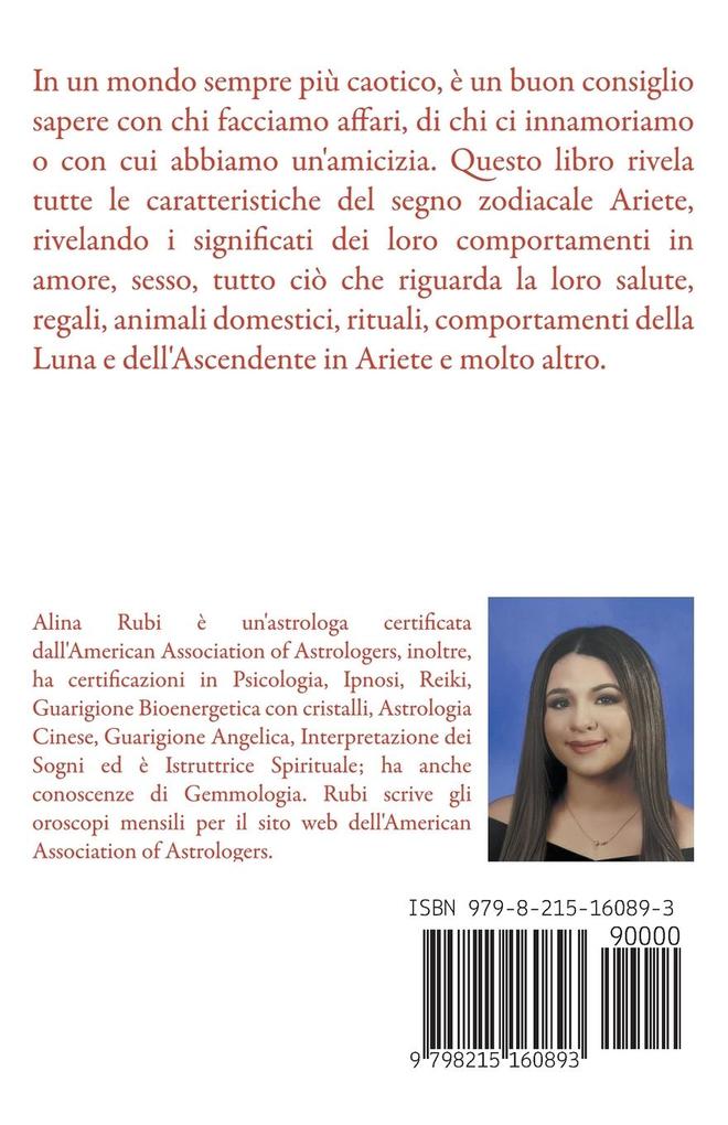Weitere Ansicht: Il Libro dell'Ariete | Rubi Astrologa