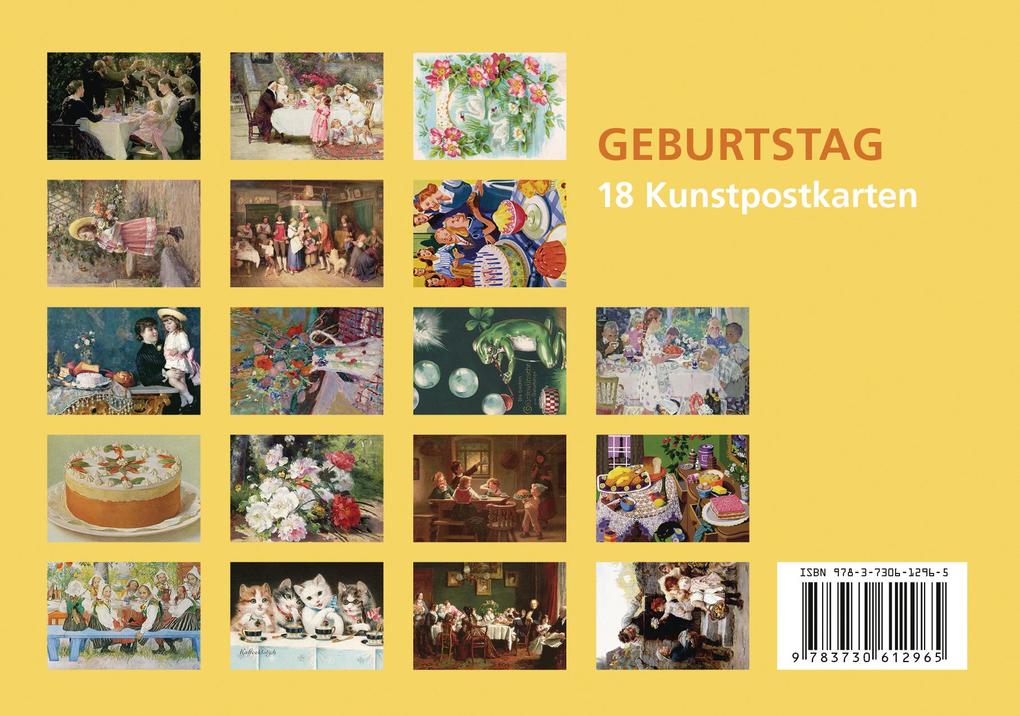Weitere Ansicht: Postkarten-Set Geburtstag