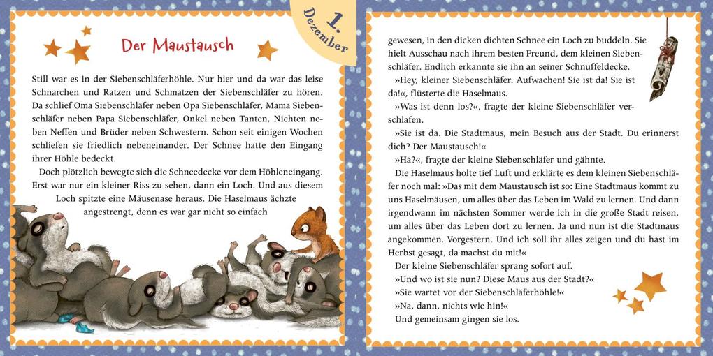 Weitere Ansicht: Der kleine Siebenschläfer: Adventsgeschichten aus dem Lichterwald | Sabine Bohlmann