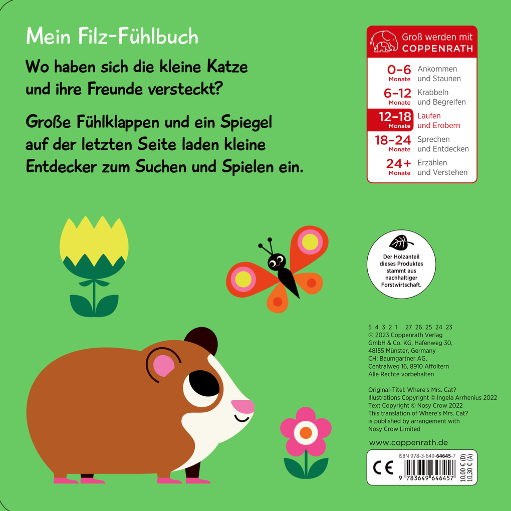 Weitere Ansicht: Mein Filz-Fühlbuch: Kuckuck, kleine Katze!