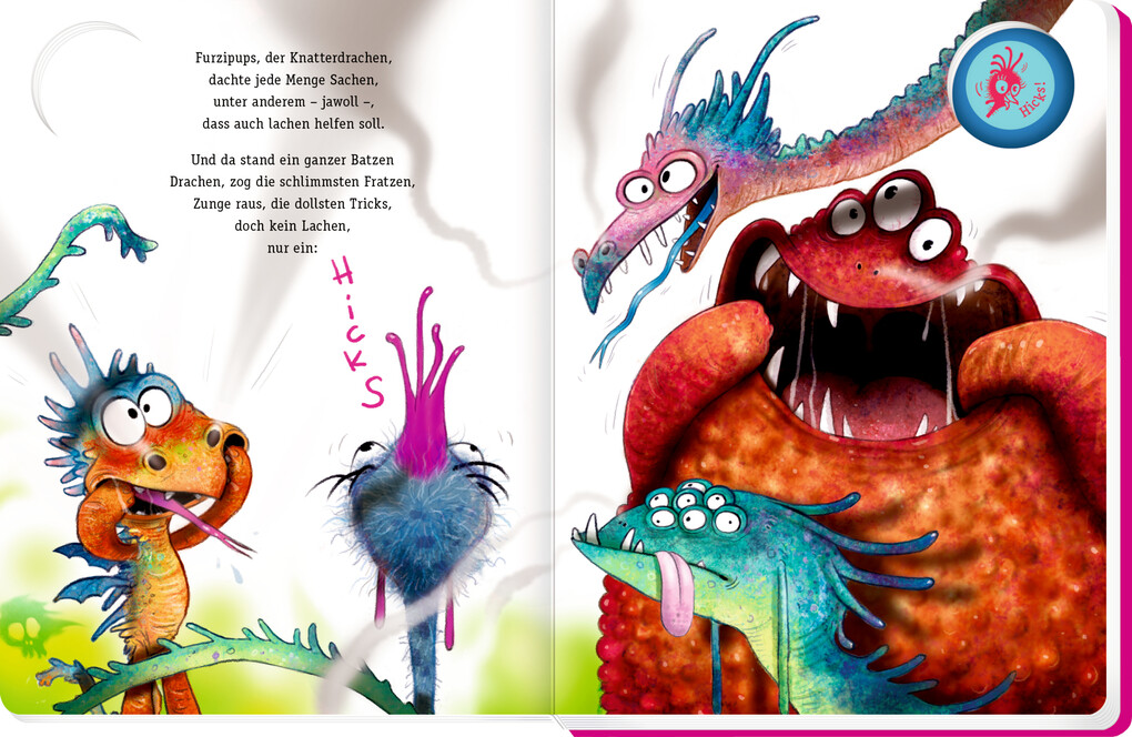 Weitere Ansicht: Furzipups und Hicksi Huhn (Pappbilderbuch) | Kai Lüftner