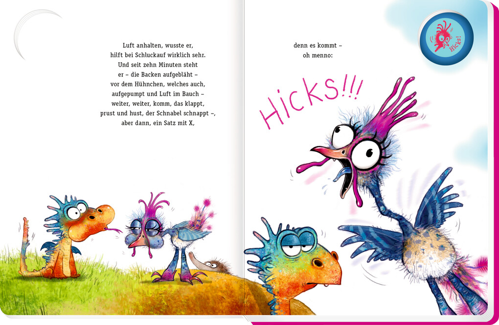 Weitere Ansicht: Furzipups und Hicksi Huhn (Pappbilderbuch) | Kai Lüftner