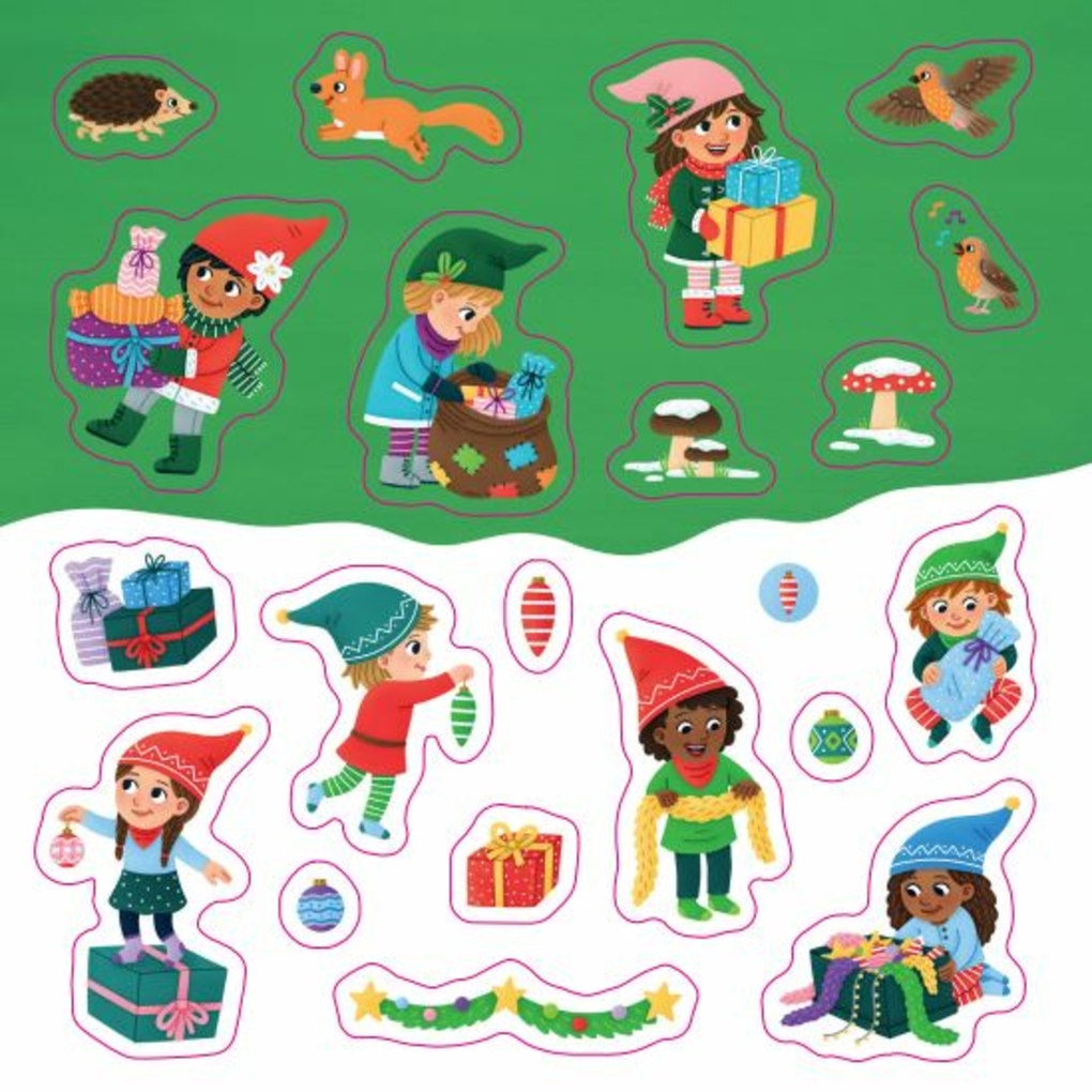 Weitere Ansicht: Meine Mini-Stickerwelt - Weihnachten bei den Wichteln