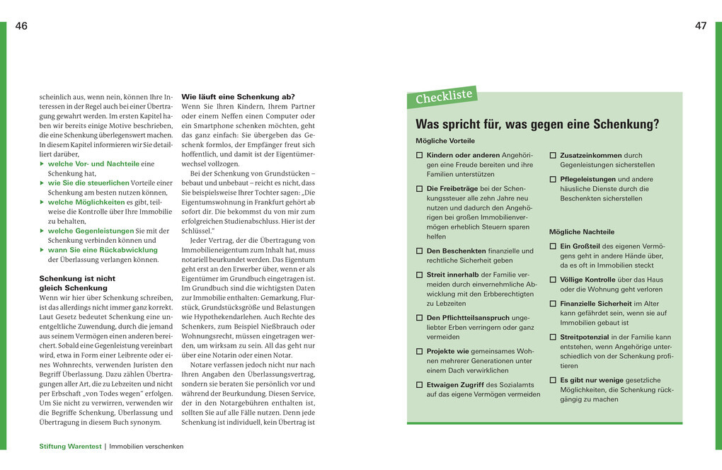 Weitere Ansicht: Immobilien verschenken und vererben | Stefan Bandel, Dr. Gisela Baur, Antonie Klotz, Hans G. Linder, Brigitte Wallstabe-Watermann