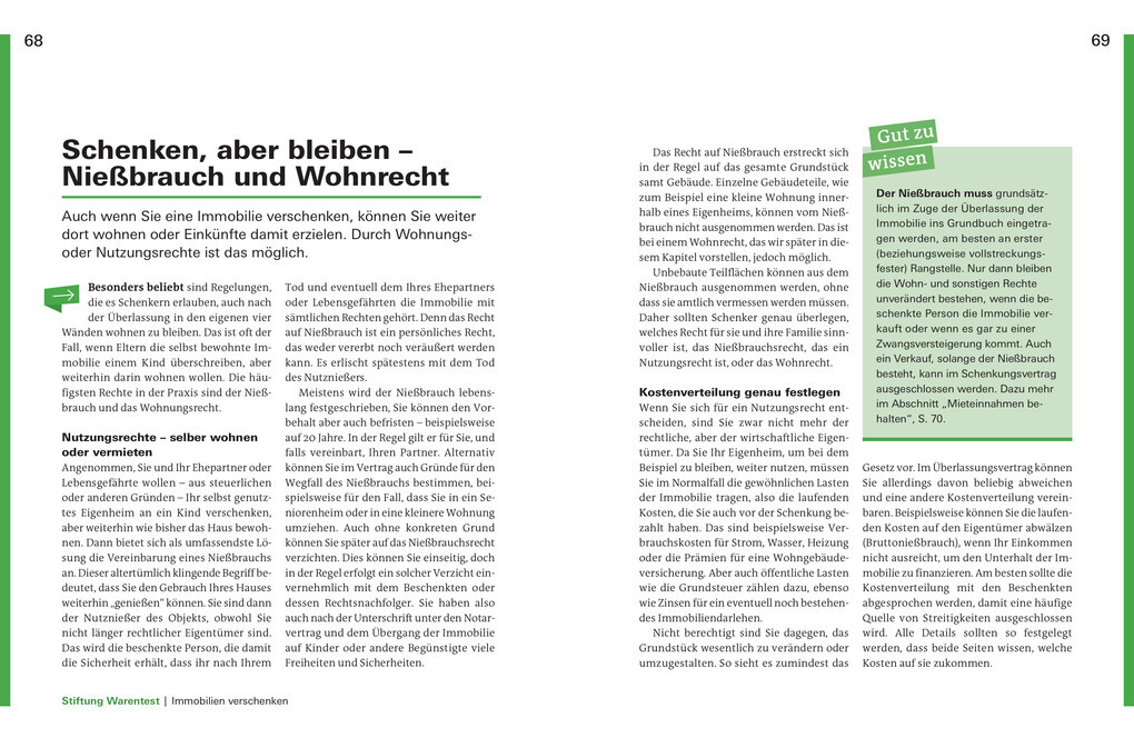 Weitere Ansicht: Immobilien verschenken und vererben | Stefan Bandel, Dr. Gisela Baur, Antonie Klotz, Hans G. Linder, Brigitte Wallstabe-Watermann