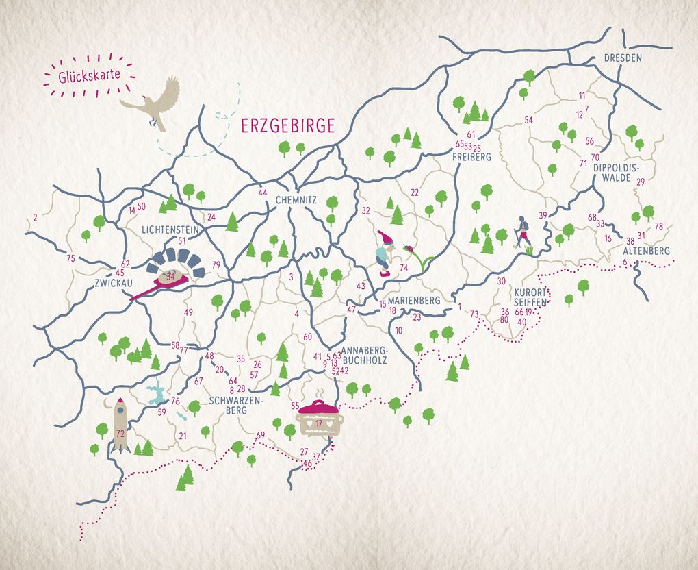 Weitere Ansicht: Glücksorte im Erzgebirge | Christine Fischer