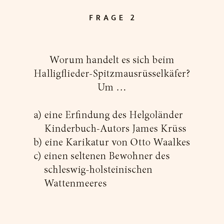 Weitere Ansicht: Nordseeküste-Quiz | Wolfgang Stelljes
