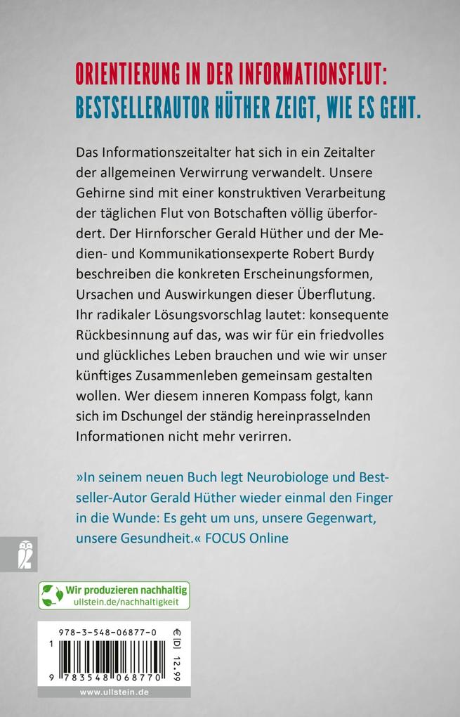 Weitere Ansicht: Wir informieren uns zu Tode | Gerald Hüther, Robert Burdy