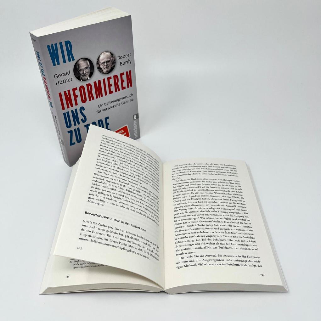 Weitere Ansicht: Wir informieren uns zu Tode | Gerald Hüther, Robert Burdy