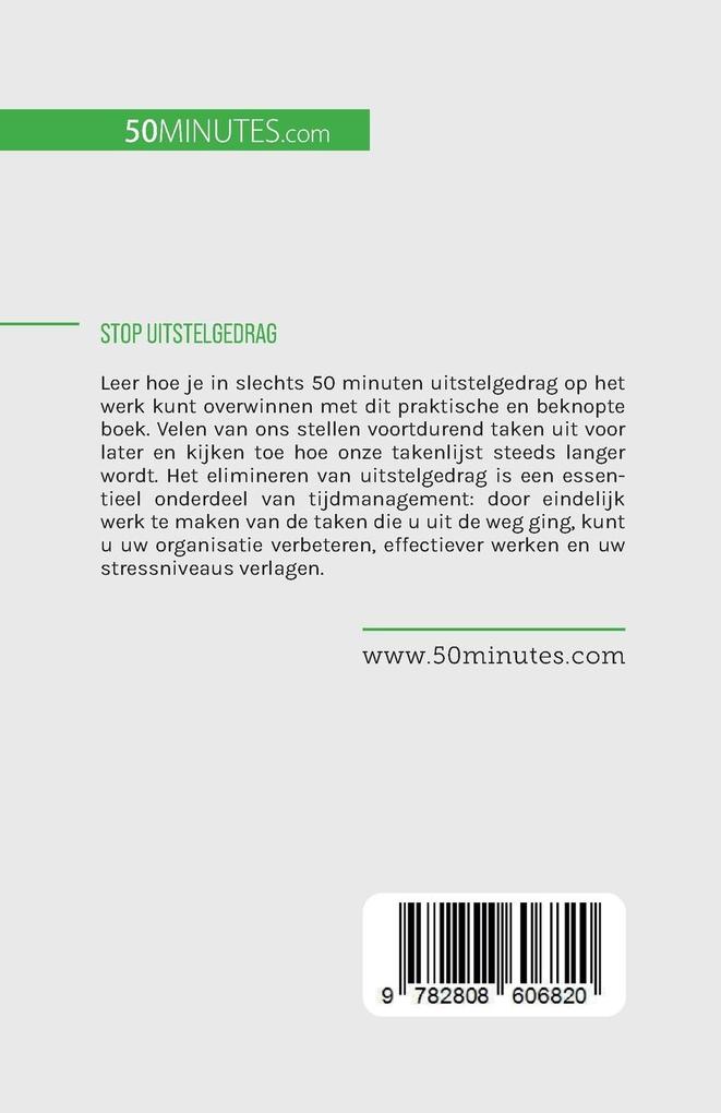 Weitere Ansicht: Stop uitstelgedrag | Hélène Nguyen Gateff