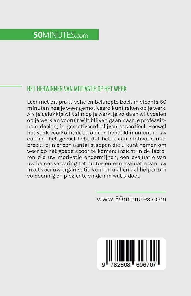 Weitere Ansicht: Het herwinnen van motivatie op het werk | Caroline Cailteux