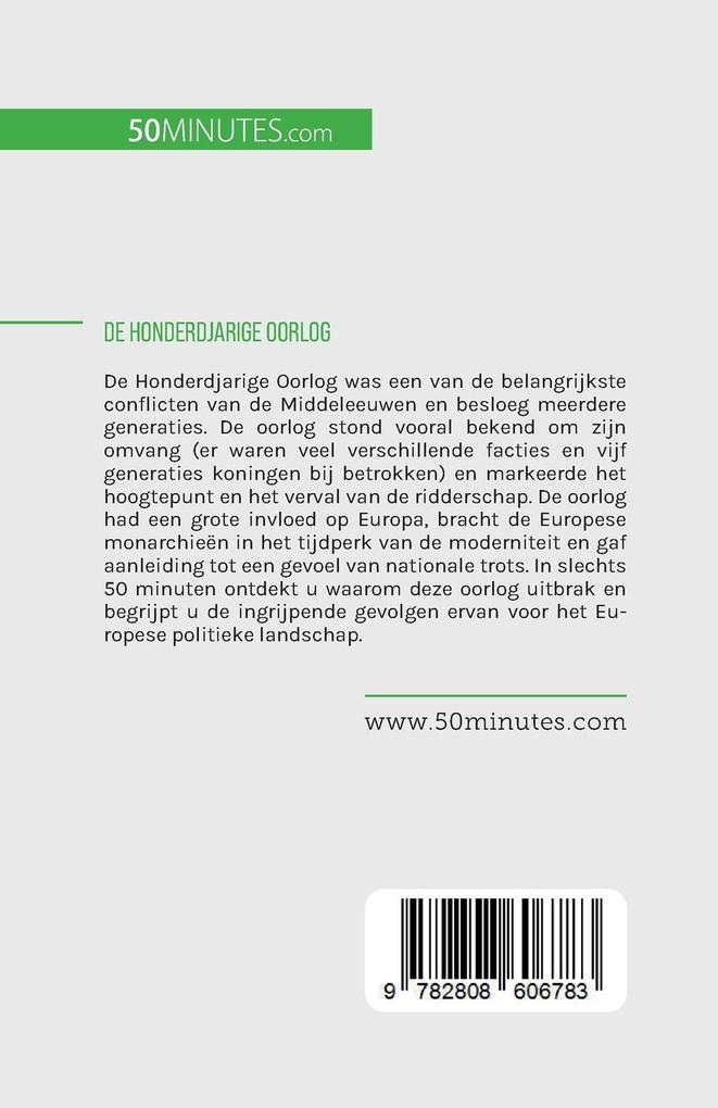 Weitere Ansicht: De Honderdjarige Oorlog | Marie Fauré