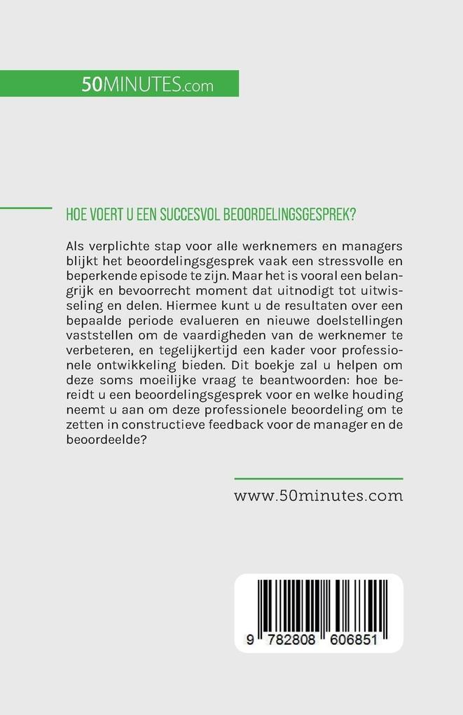 Weitere Ansicht: Hoe voert u een succesvol beoordelingsgesprek? | Caroline Cailteux