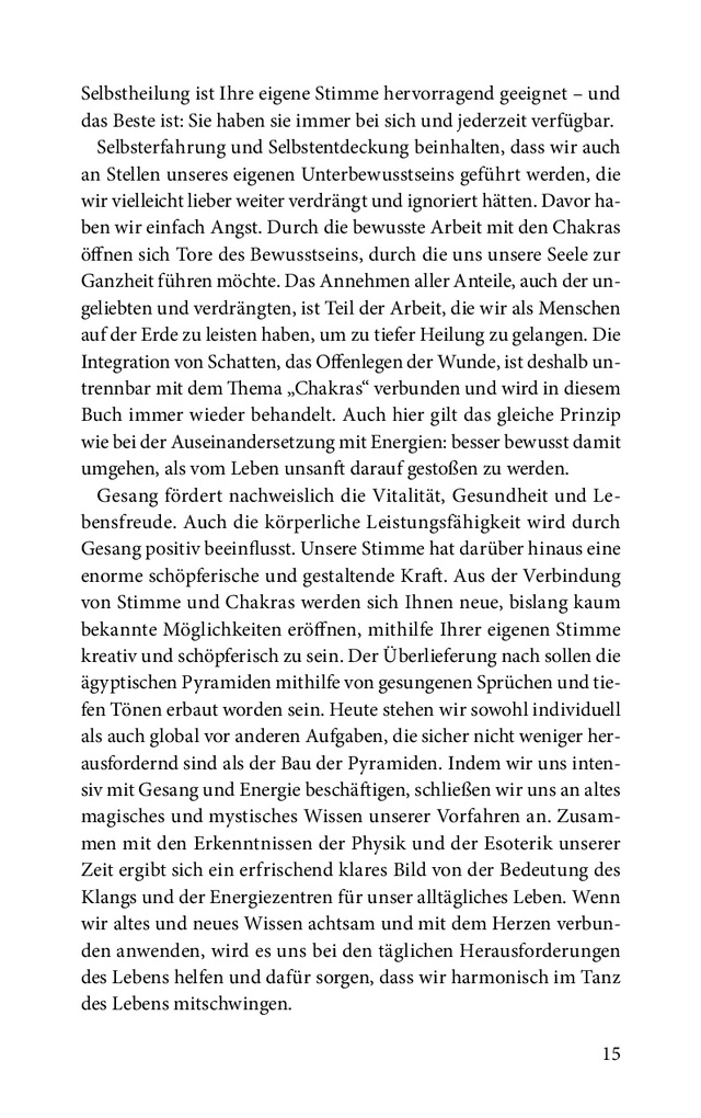 Weitere Ansicht: Chakras und die magische Kraft der Stimme | Joachim Sevenich