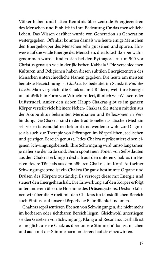 Weitere Ansicht: Chakras und die magische Kraft der Stimme | Joachim Sevenich