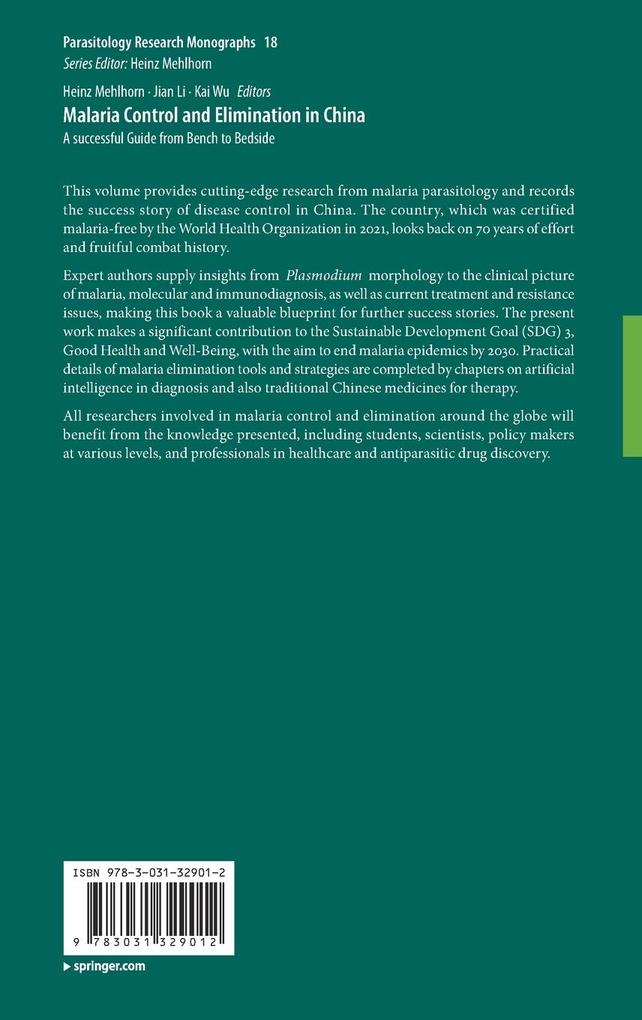 Weitere Ansicht: Malaria Control and Elimination in China