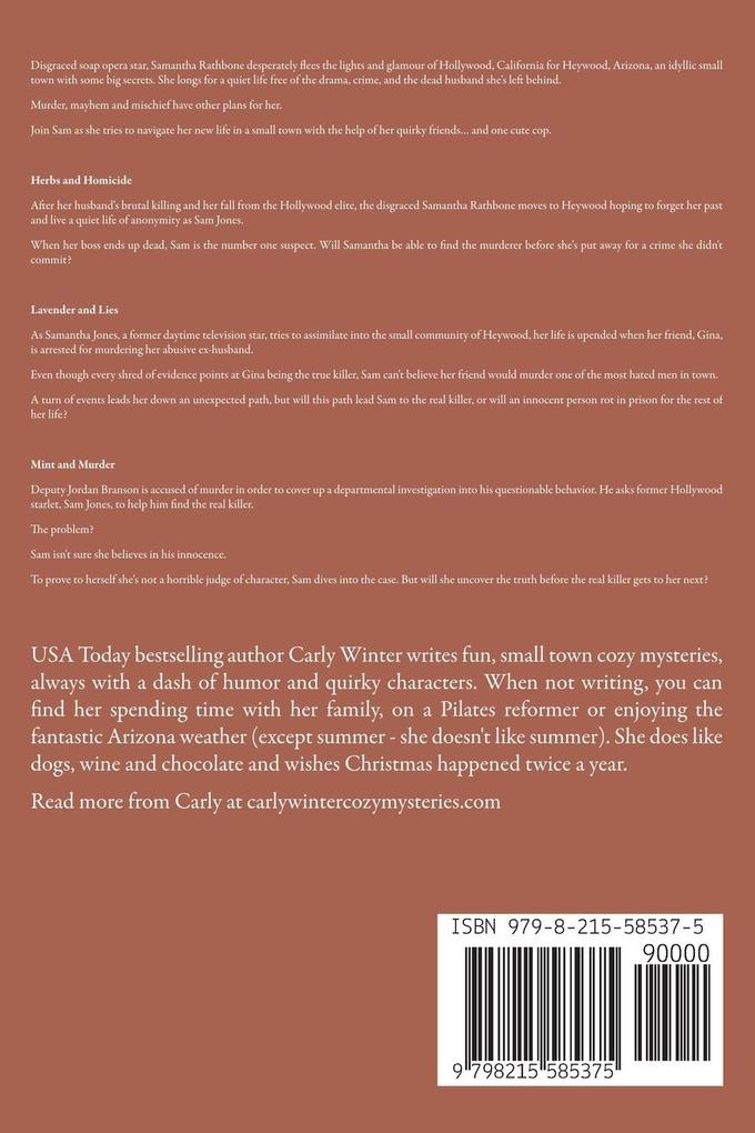 Weitere Ansicht: Heywood Herbalist Cozy Mysteries | Carly Winter
