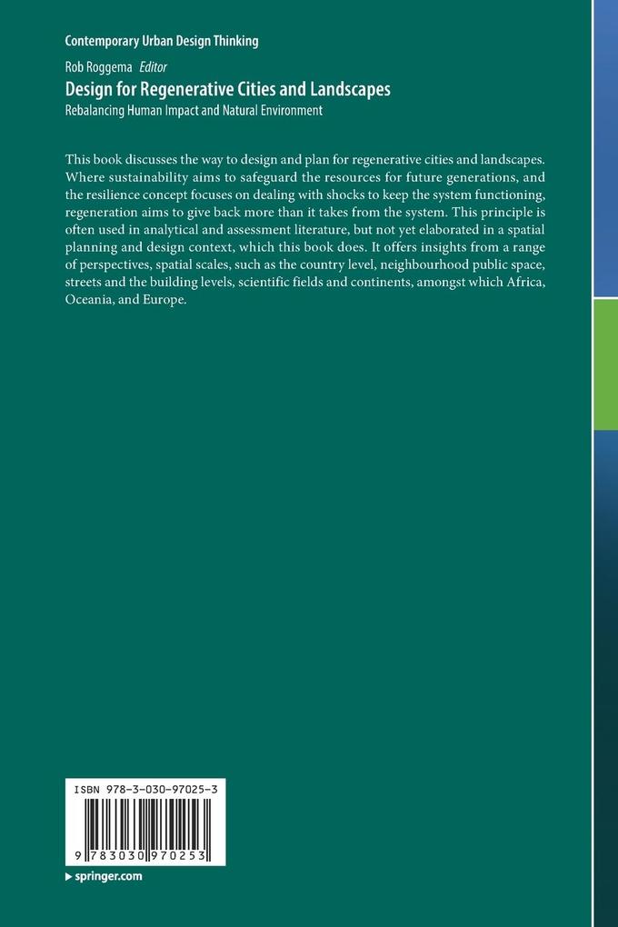 Weitere Ansicht: Design for Regenerative Cities and Landscapes