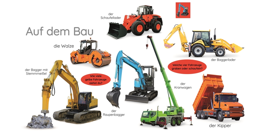 Weitere Ansicht: Erstes Lernen. Traktor, Bagger, Laster | DK Erstes Lernen