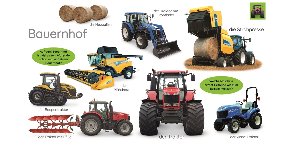 Weitere Ansicht: Erstes Lernen. Traktor, Bagger, Laster | DK Erstes Lernen
