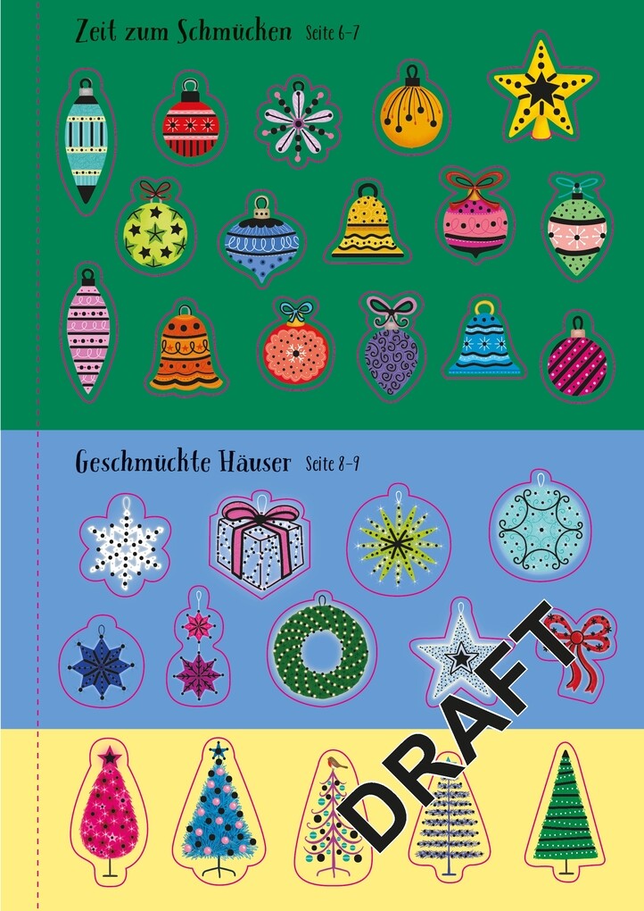 Weitere Ansicht: Meine glitzernde Stickerwelt: Bald ist Weihnachten | Jessica Greenwell