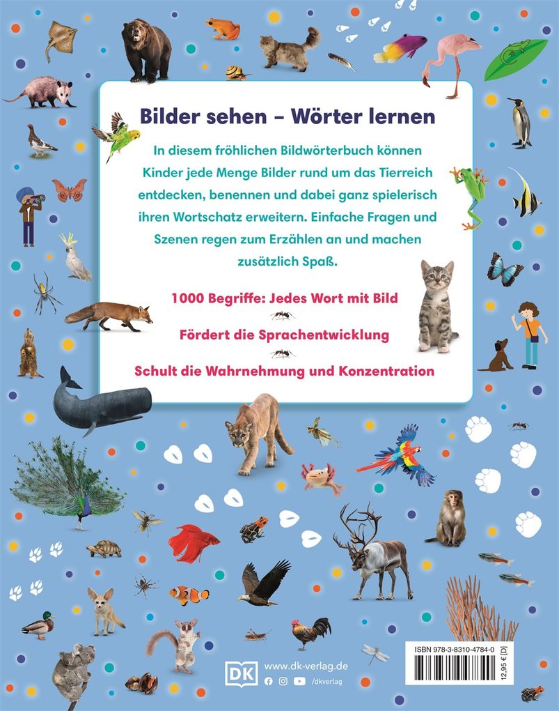 Weitere Ansicht: 1000 erste Wörter. Tiere | Jules Pottle