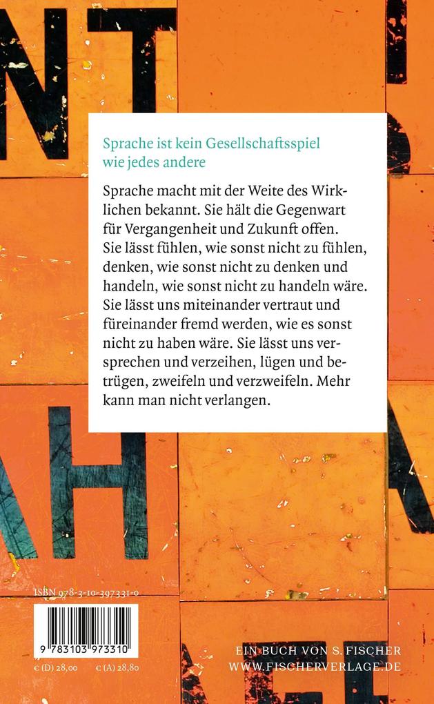 Weitere Ansicht: Spiele der Sprache | Martin Seel