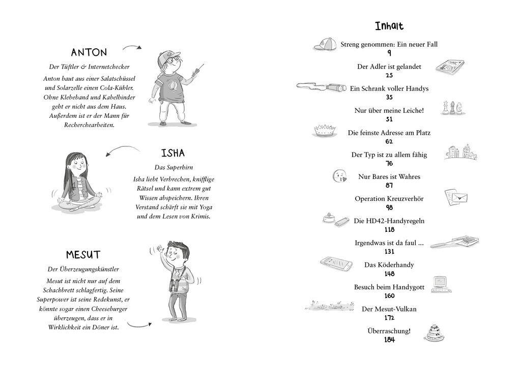 Weitere Ansicht: Die Hochhaus-Detektive - Achtung, Handyfalle! (Die Hochhaus-Detektive-Reihe Band 2) | Johanna Lindemann