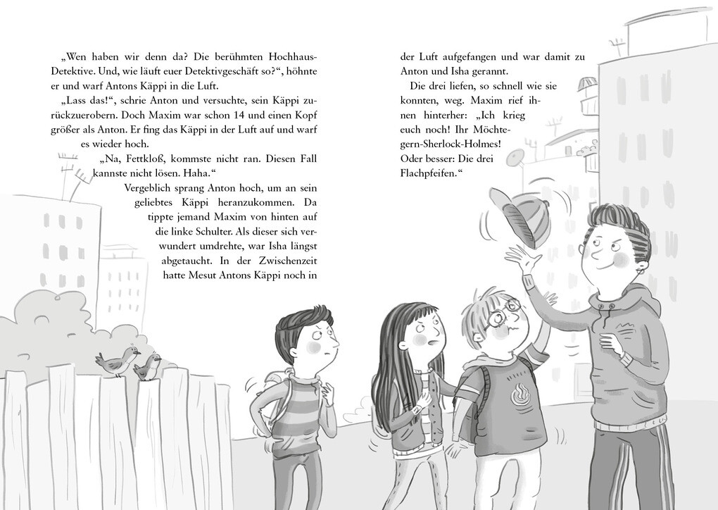 Weitere Ansicht: Die Hochhaus-Detektive - Achtung, Handyfalle! (Die Hochhaus-Detektive-Reihe Band 2) | Johanna Lindemann