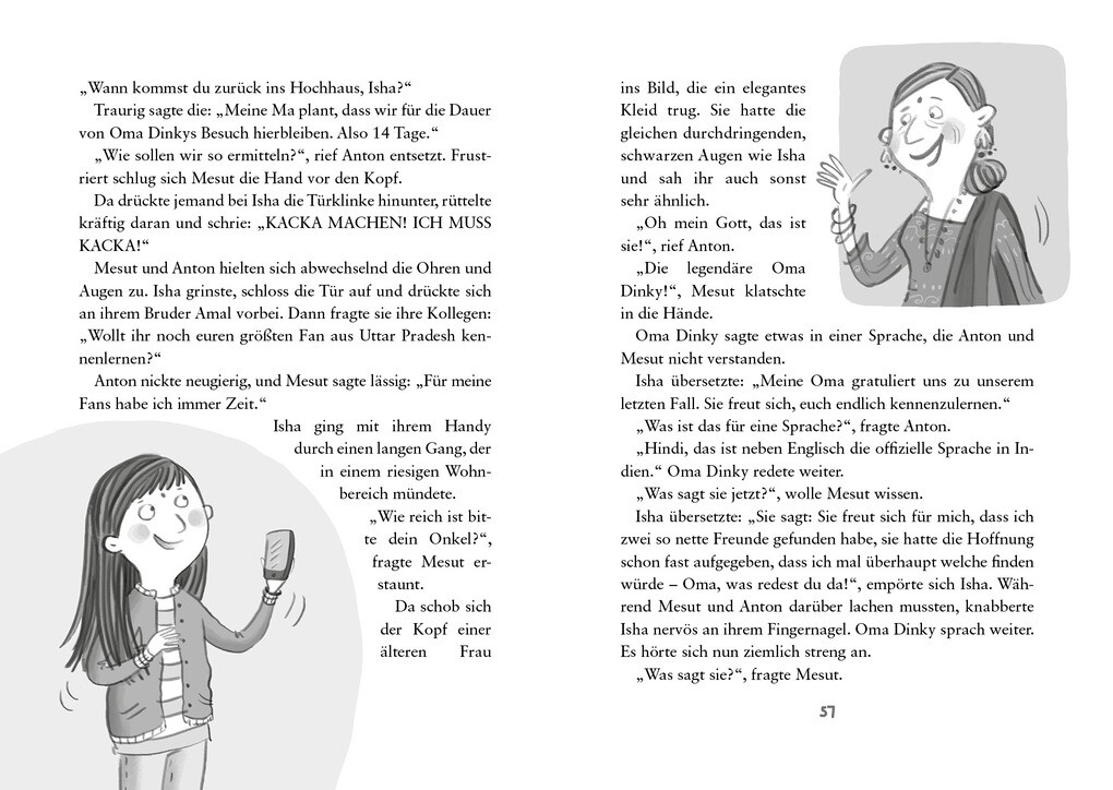 Weitere Ansicht: Die Hochhaus-Detektive - Achtung, Handyfalle! (Die Hochhaus-Detektive-Reihe Band 2) | Johanna Lindemann