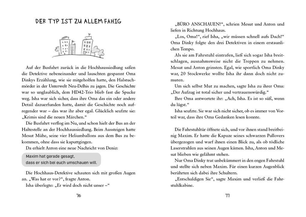 Weitere Ansicht: Die Hochhaus-Detektive - Achtung, Handyfalle! (Die Hochhaus-Detektive-Reihe Band 2) | Johanna Lindemann