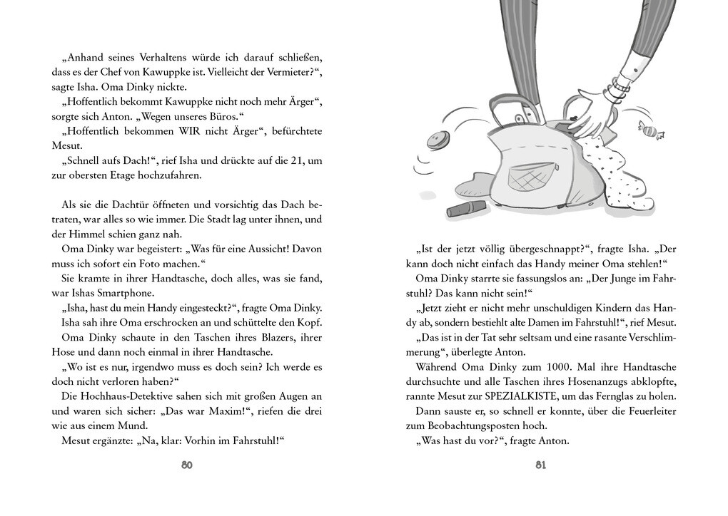 Weitere Ansicht: Die Hochhaus-Detektive - Achtung, Handyfalle! (Die Hochhaus-Detektive-Reihe Band 2) | Johanna Lindemann