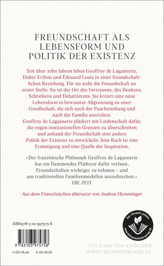 Weitere Ansicht: 3 - Ein Leben außerhalb | Geoffroy de Lagasnerie