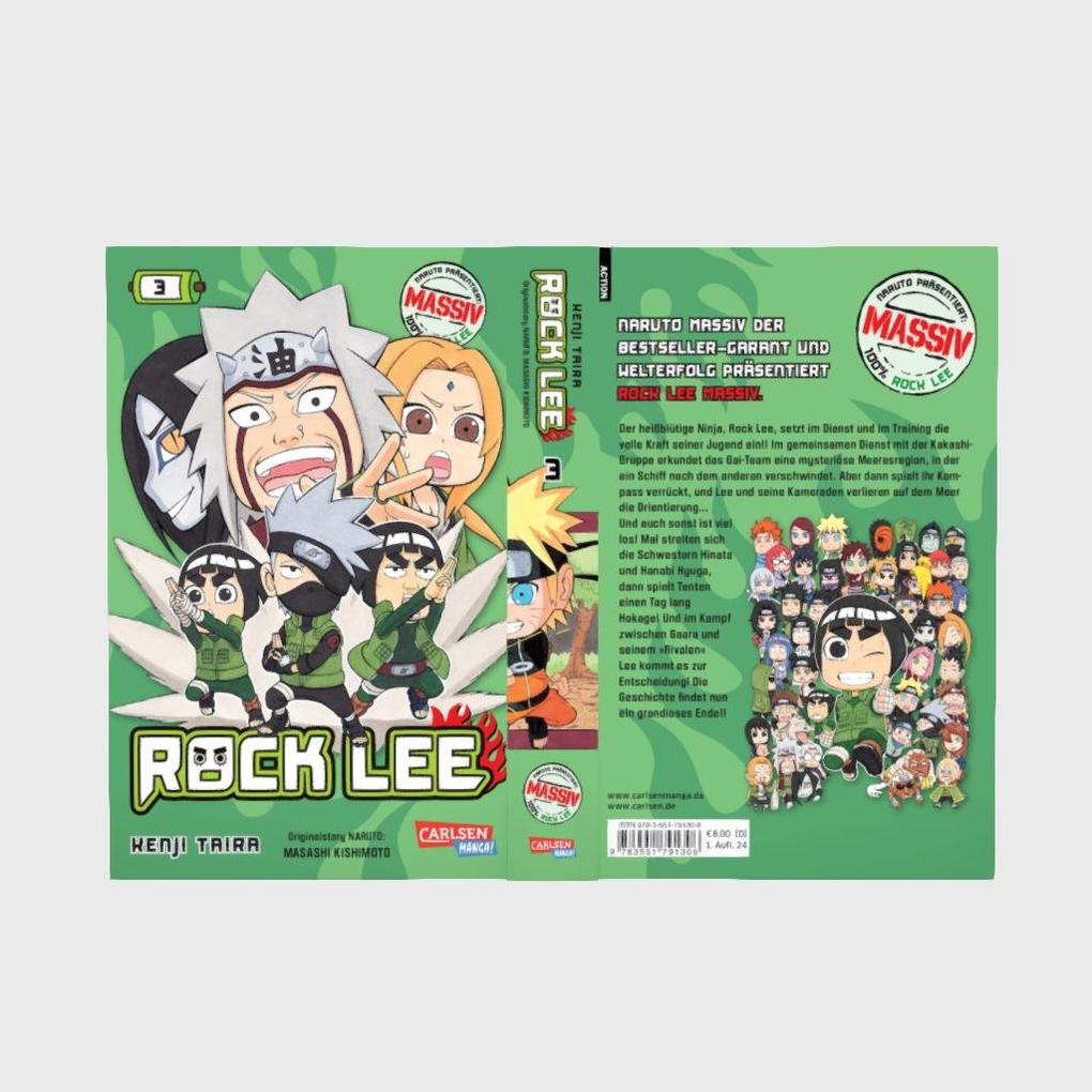 Weitere Ansicht: Rock Lee Massiv 3 | Masashi Kishimoto, Kenji Taira