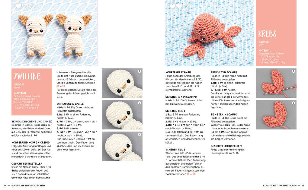 Weitere Ansicht: Sweet Minis häkeln - Niedliche Glücksbringer | Linda Urbanneck