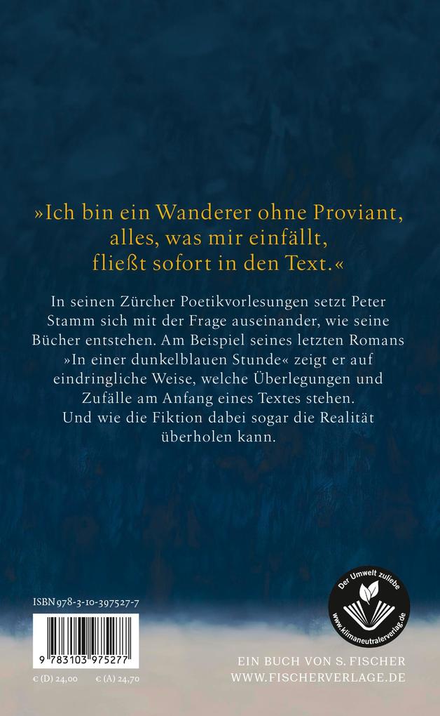 Weitere Ansicht: Eine Fantasie der Zeit | Peter Stamm