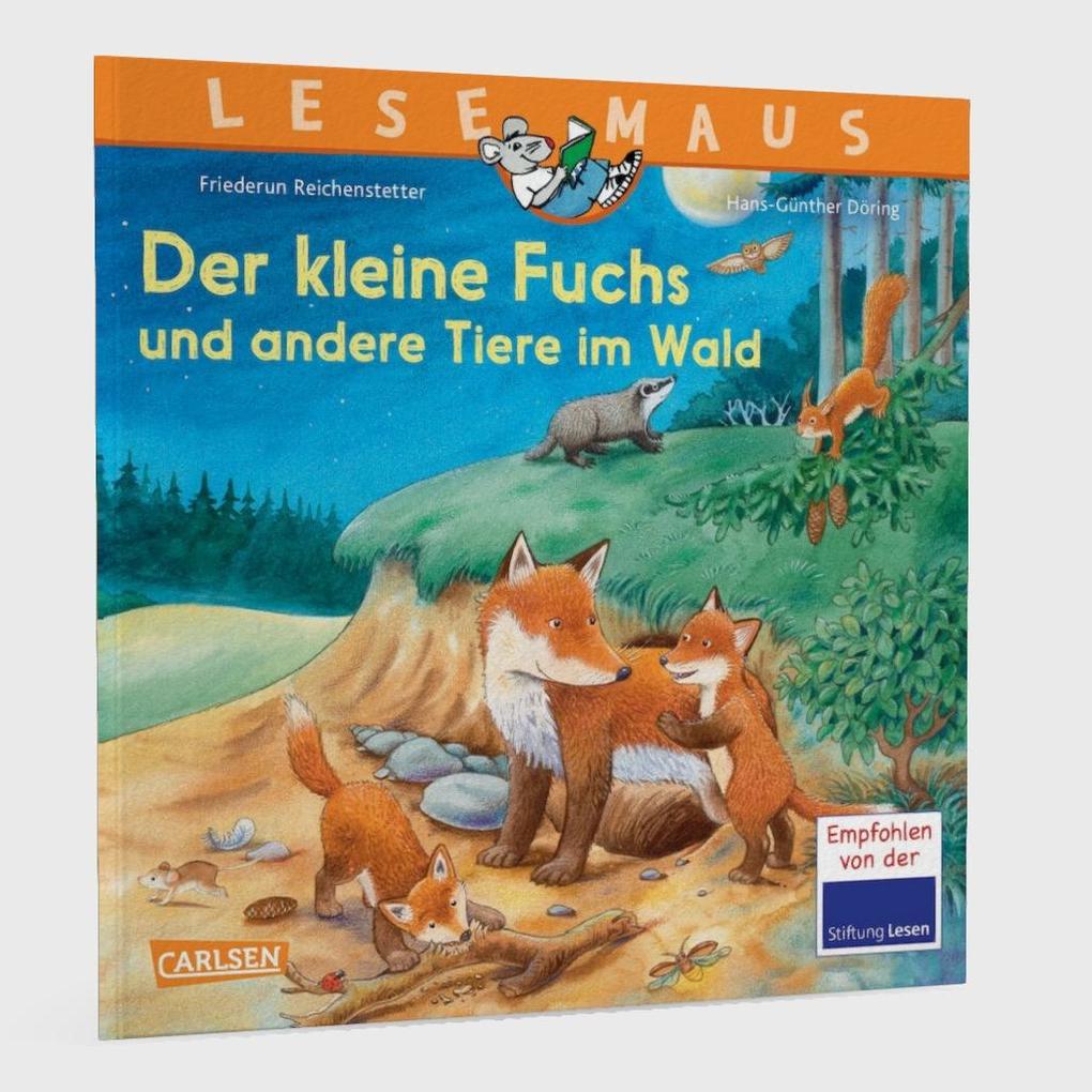 Weitere Ansicht: LESEMAUS 181: Der kleine Fuchs und andere Tiere im Wald | Friederun Reichenstetter