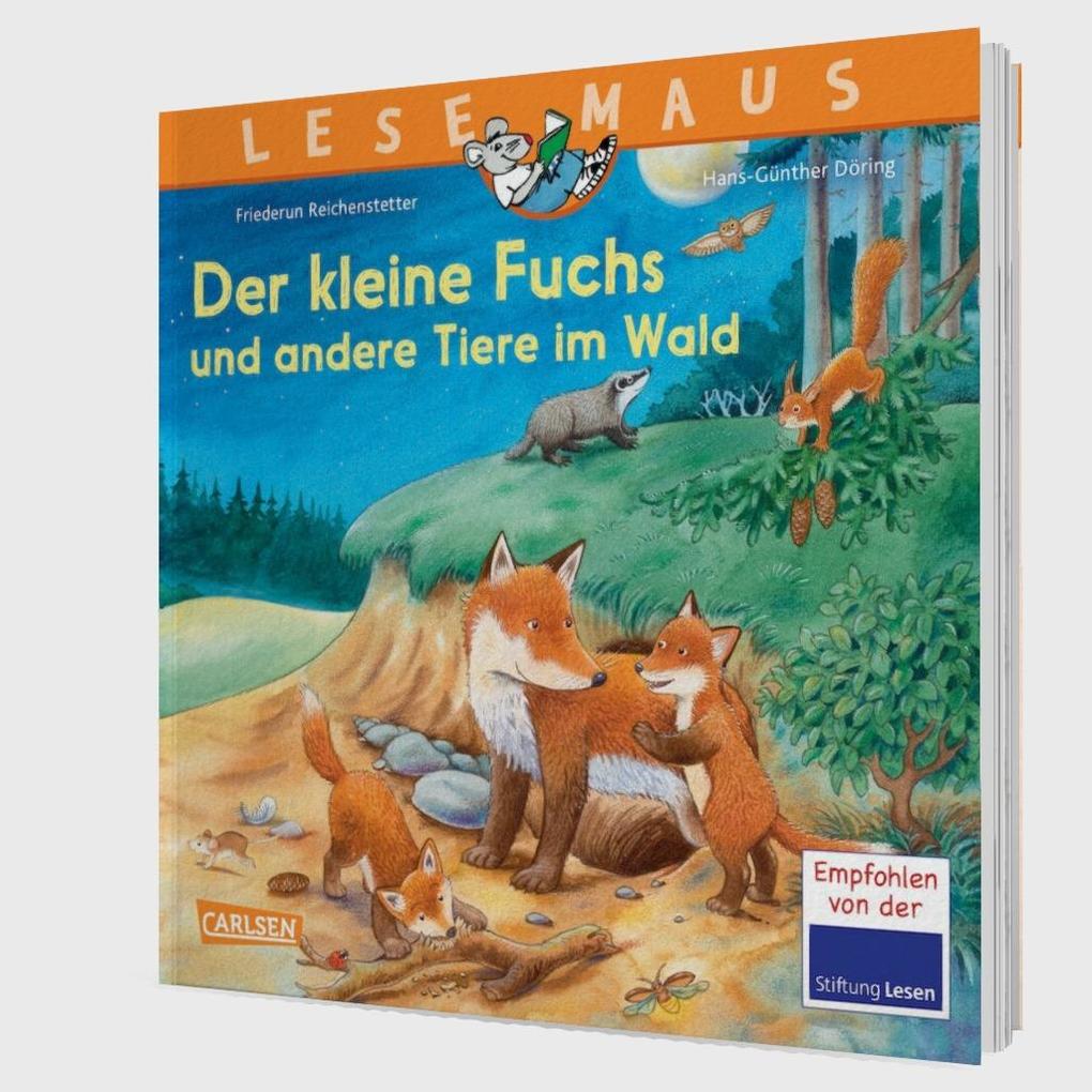 Weitere Ansicht: LESEMAUS 181: Der kleine Fuchs und andere Tiere im Wald | Friederun Reichenstetter
