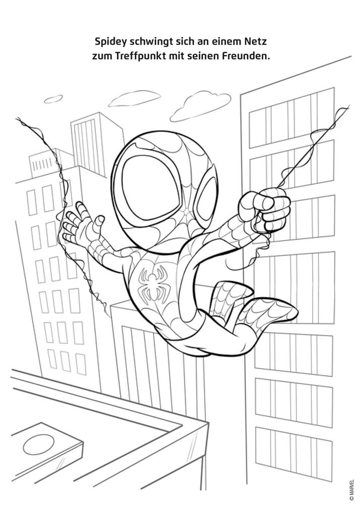 Weitere Ansicht: MARVEL Spidey und seine Super-Freunde: Mein cooler Malblock