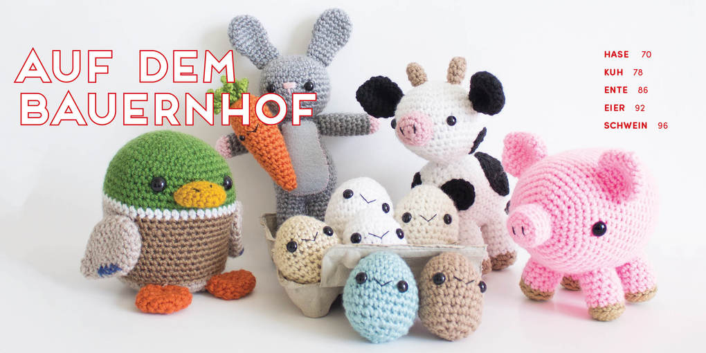 Weitere Ansicht: Meine kunterbunte Amigurumi-Welt - super einfach 25 niedliche Figuren häkeln | Lauren Espy