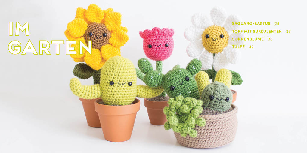 Weitere Ansicht: Meine kunterbunte Amigurumi-Welt - super einfach 25 niedliche Figuren häkeln | Lauren Espy