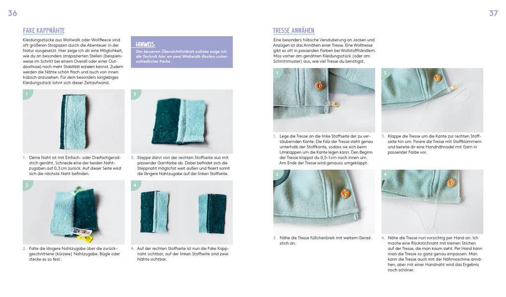 Weitere Ansicht: Hej Minimode - Super soft: Baby- und Kinderkleidung nähen mit Merino-Wollstoffen | Leonie Bittrich