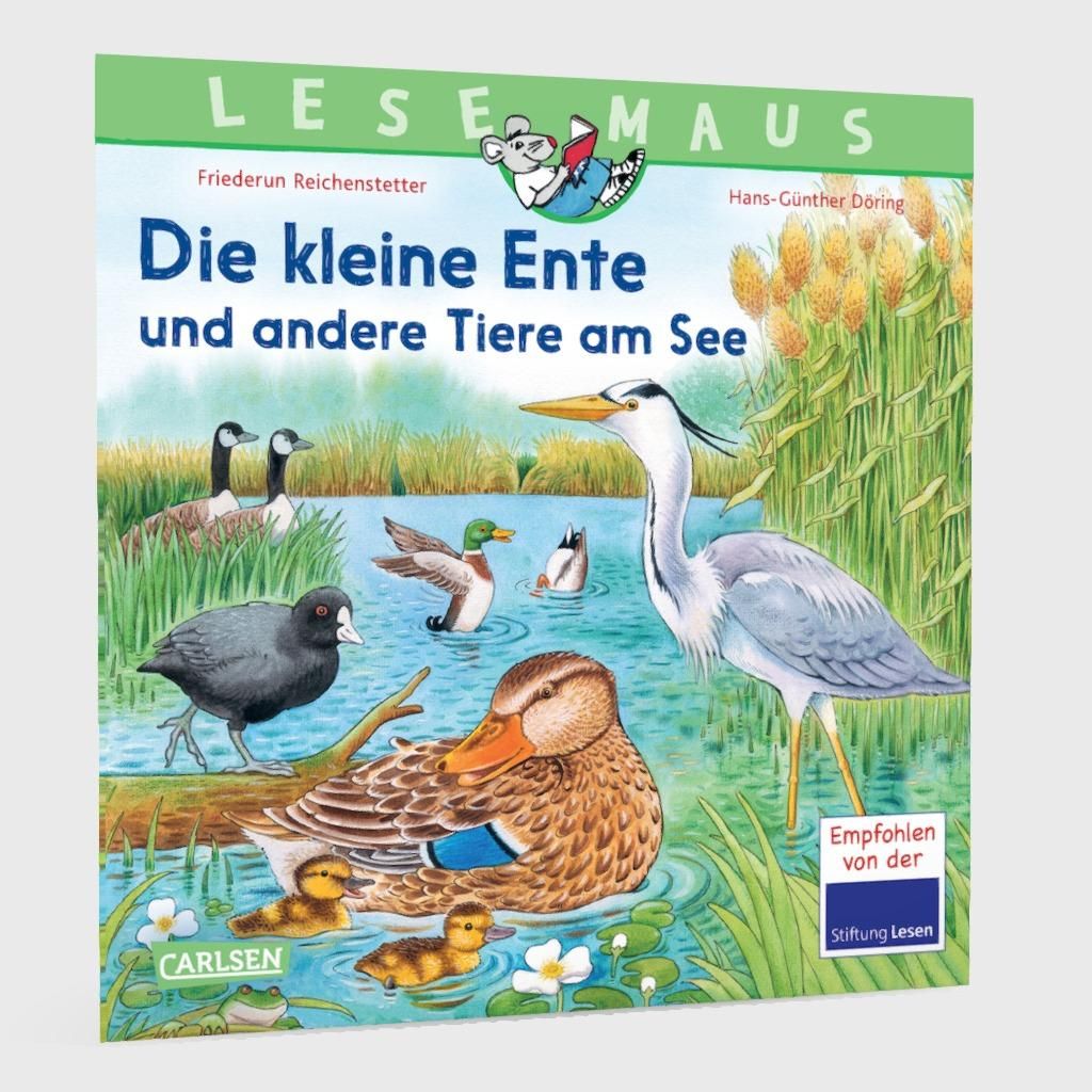 Weitere Ansicht: LESEMAUS 177: Die kleine Ente und andere Tiere am See | Friederun Reichenstetter